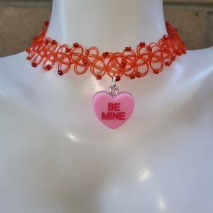 BE MINE Charm Choker necklace